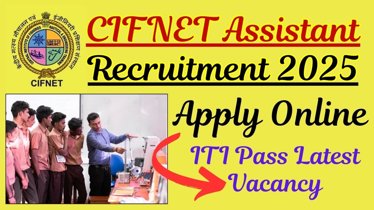 CIFNET Assistant Recruitment 2025