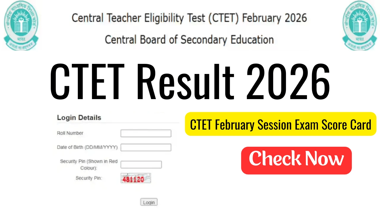 CTET Result 2026