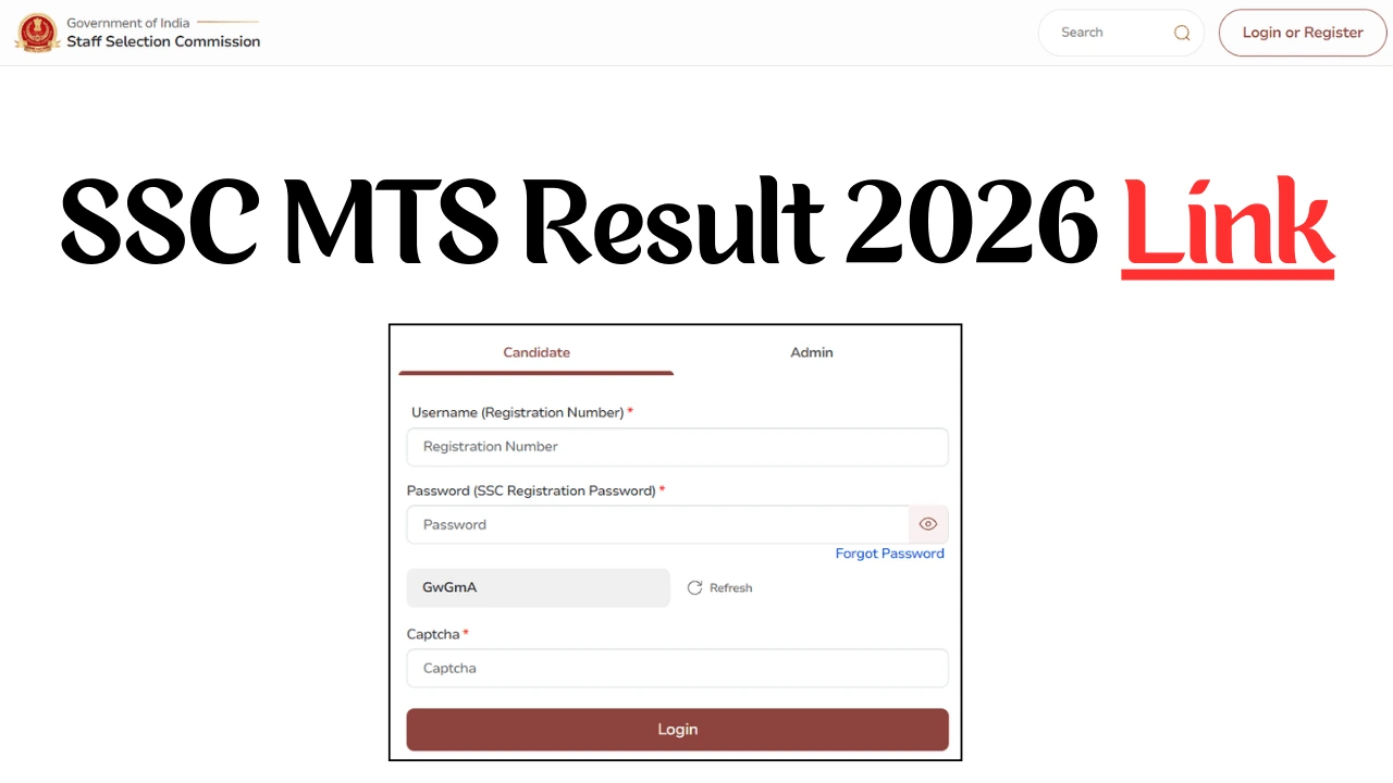 SSC MTS Result 2026